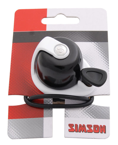 Sonnette de vélo Simson Allure noir et blanc sur carte
