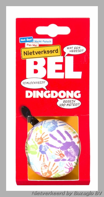 Buzaglo ne s'est pas trompé cloche ding-dong acier 60 mm. mains