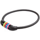 M-wave m-wave verrouillage de câble en silicone noir 65cm12 mm