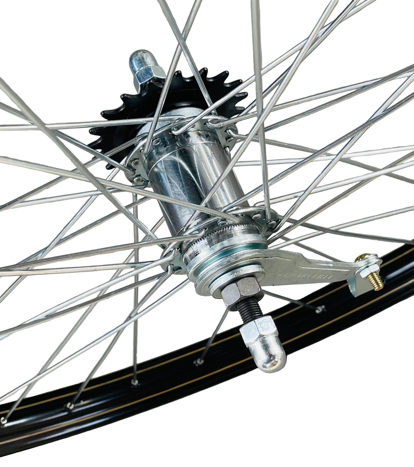 Roue arrière Roland Werke 28 x 1 1 2 635 x 24 Oma Bike Kissing Hub Black