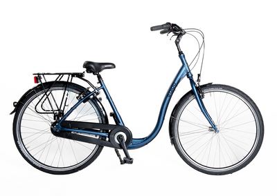 Aldo 28 pouces Low Entry Bicycle Comfort Alu 3V RemUbaaf Blue