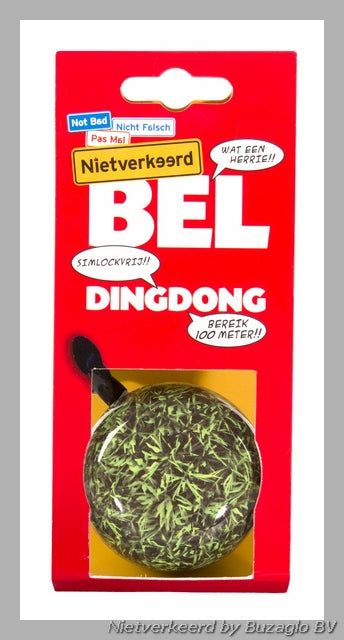 Buzaglo ne s'est pas trompé cloche ding-dong acier 60 mm. herbe