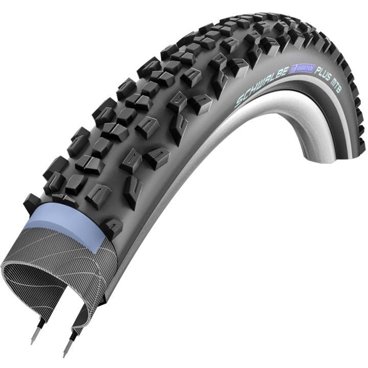 SCHWALBE TIRE 27.5X2.10 (54-584) Marathon plus MTB Perf. réélection noire