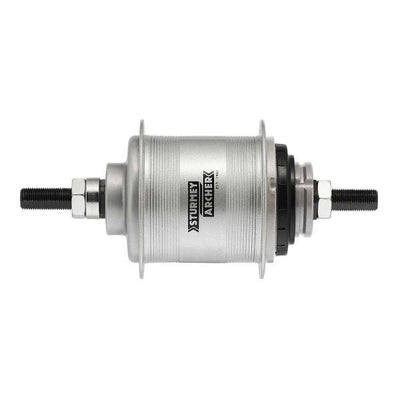 Sturmey Archer après hub libre 3V 36gts argent