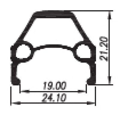 Primax E Str20 RIM 28 pouces (622) 36 trous bord du frein argent
