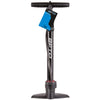 Pompe à vélo Beto avec manomètre en acier 11 bar noir