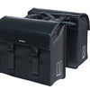 Basil Urban Load Double Bicycle Bag Mik, imperméable, noir, 48-53L