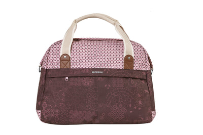 Basil Bohème sac à bandoulière pour vélo - Sac à vélo rouge élégant pour femmes - Imperméable - 18L