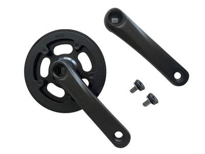 CRANKSET 32T 155 mm double bord protecteur noir