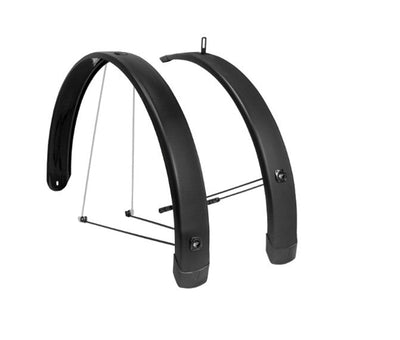 EuroFender Voorlatbord 20 pouces 65 mm Mat de flèche urbaine Black Tempo Square