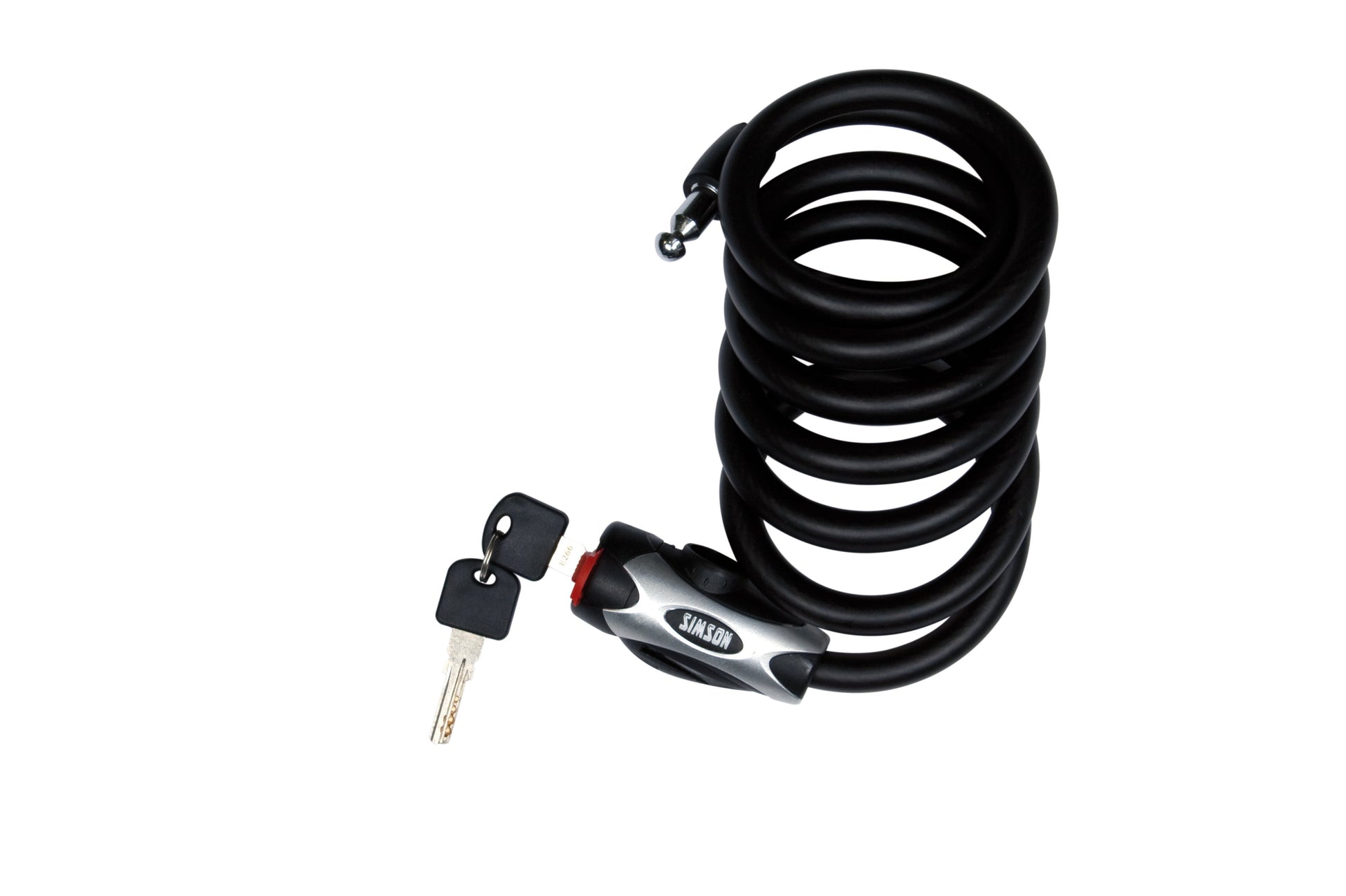 Simson Cable Lock Regular XL - 10x150cm - Noir - No ART - Bike