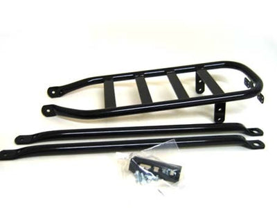 Porte-bagages arrière Steco (PTT) tube rond broche plate noir