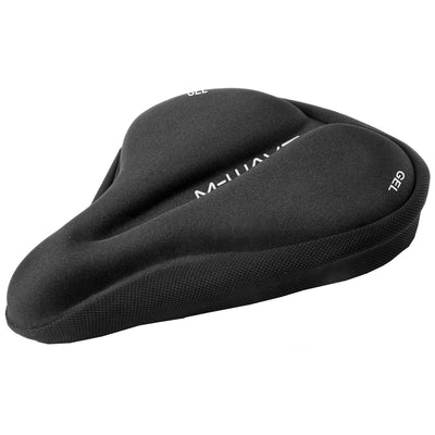 Couvre-selle en gel m-wave à roulement en laiton 280 x 265 mm.