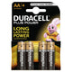 Duracell Battery Plus Power MN1500 LR6 AA par 4 sur la carte