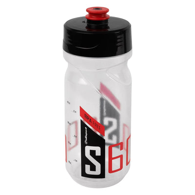 Polisport bidon avec capuchon à vis S600 600 ml rouge transparent en rouge transparent
