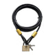 Lynx Terrace Cable - Câble antivol pour vélo de 5m (laiton)
