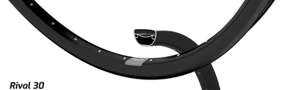 Ryde b.v. jante 28' - 14 622 rival30 disque noir 32 gts.
