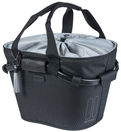 Basilic b.v. basil 11254 noir panier carry all fronts noir minuit