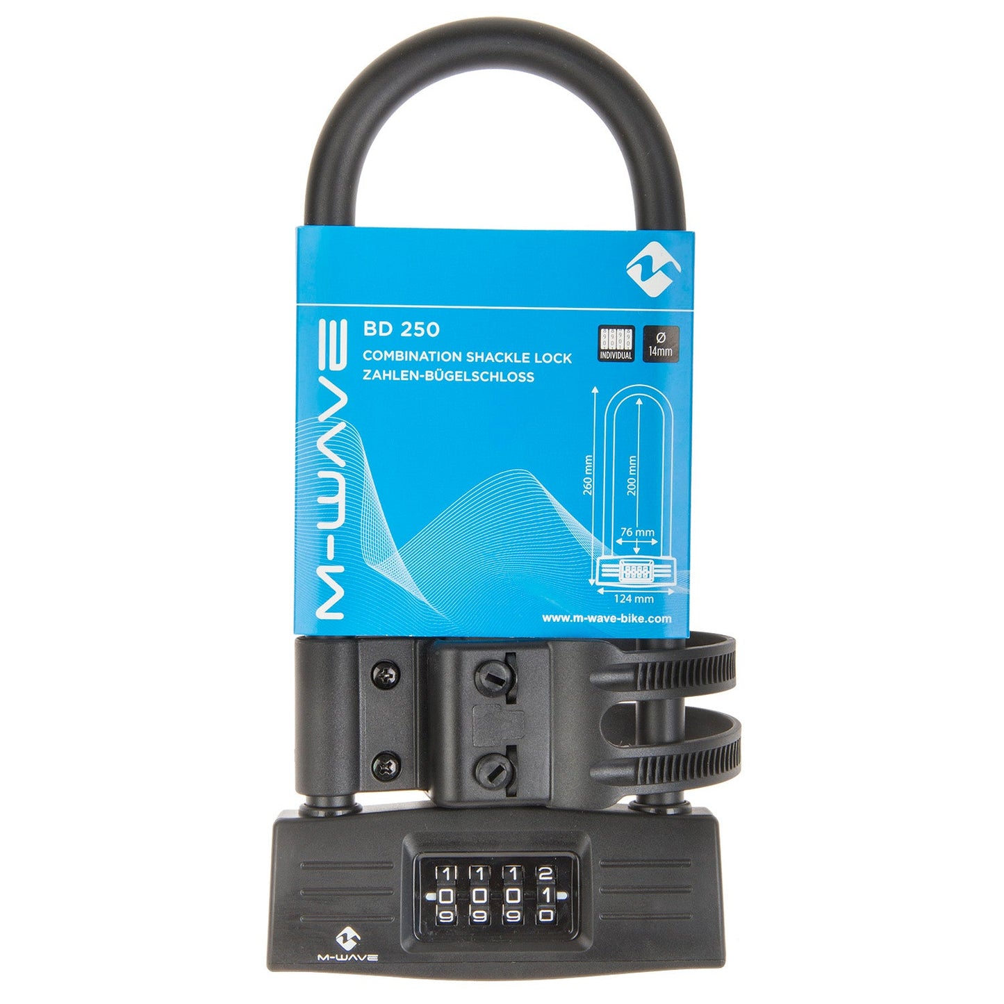M-Wave U-Slot BD 250 260 x 14 mm noir