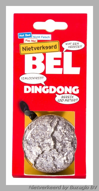 Buzaglo ne s'est pas trompé cloche ding-dong acier 60 mm. pierre