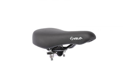 Selle Buzaglo vl-5073 avec collier de serrage pour tube de cadre ø45 mm. junior 215 x 140 mm. noir