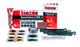 kit de réparation E-bike aluminium rouge blanc 14 pièces
