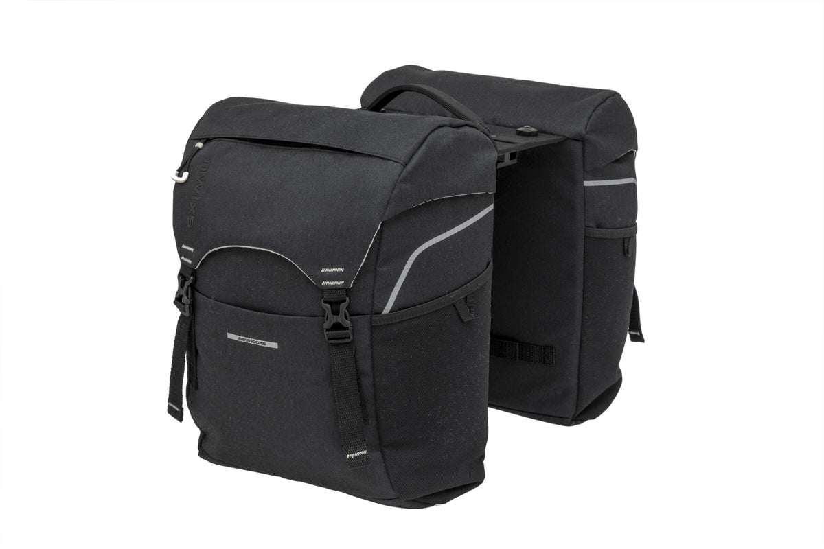 Nouveau Looxs Sports double sacoche vélo noir gris