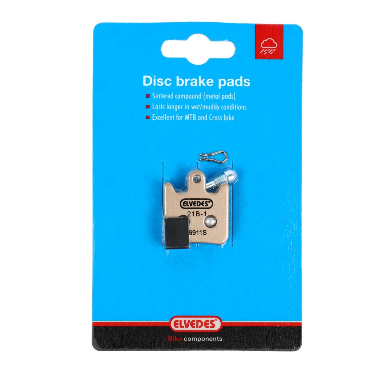 Elvedes Disc Brake Block Hope x2 Fritted 6911S