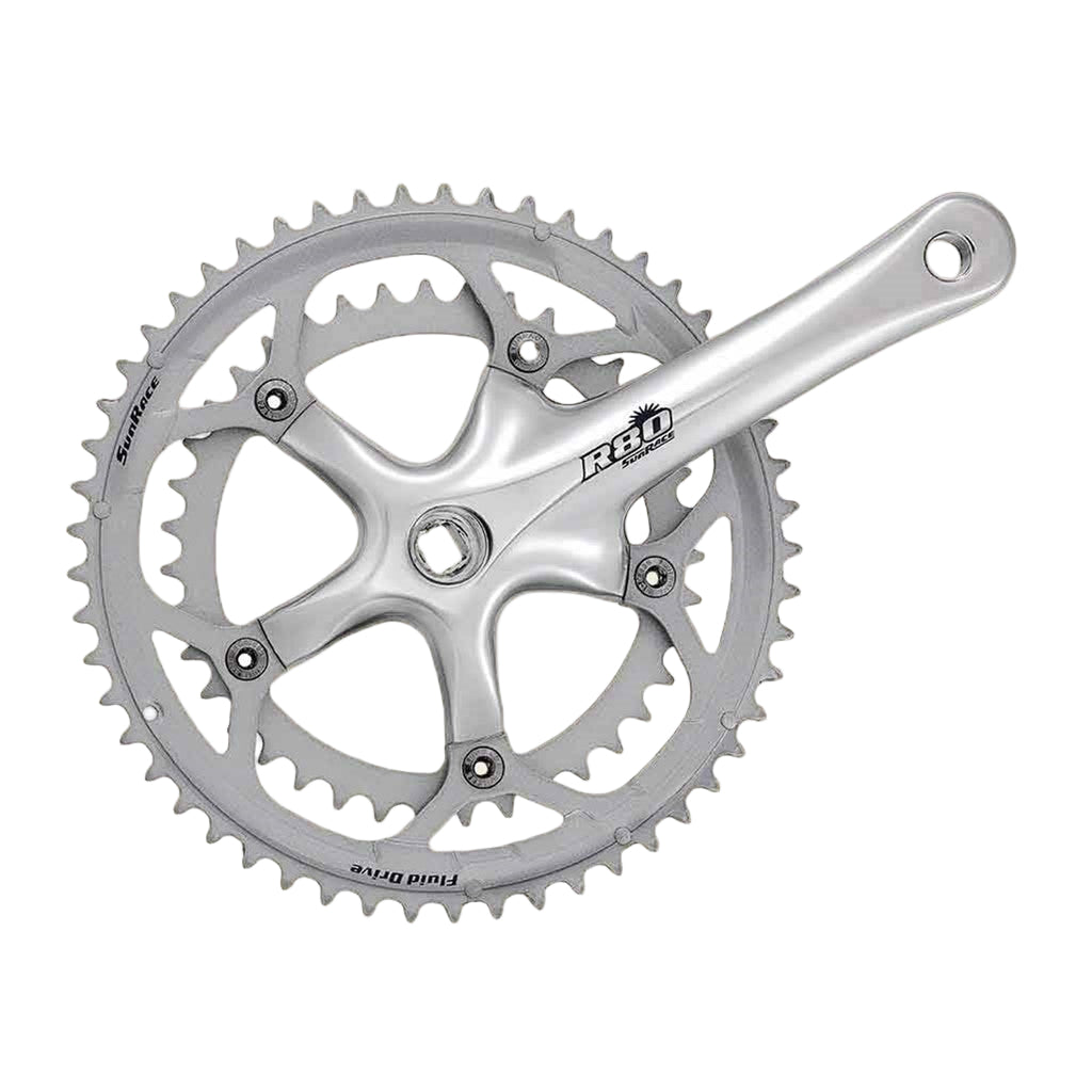 Sunrace Cranket FCR86 8 vitesses 50 34T. Aluminium de 170 mm