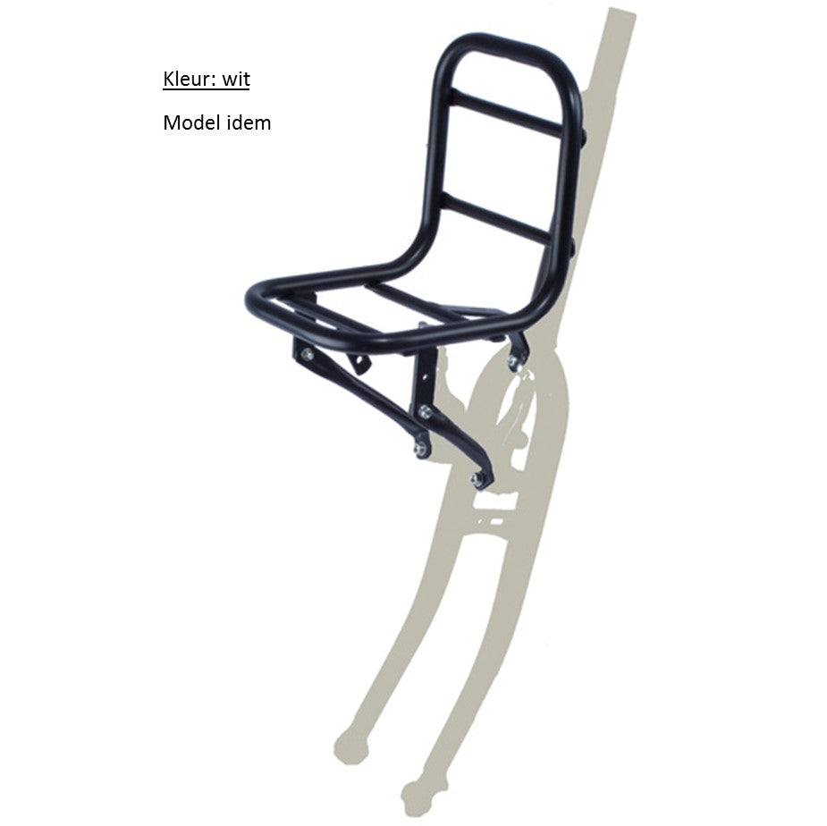 Carrier avant Steco 16-28 pouces de frein en V blanc