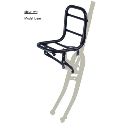 Carrier avant Steco 16-28 pouces de frein en V blanc