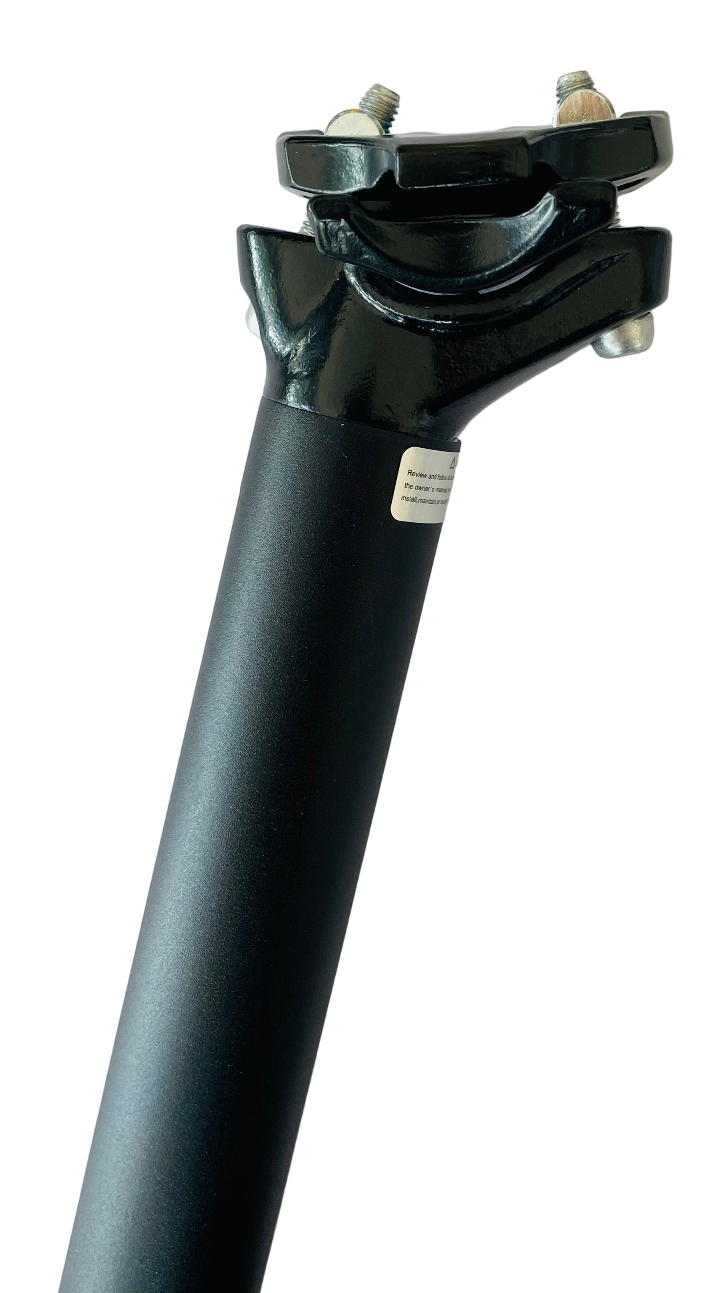 Zoom Poste de selle fixe ATB �27,2 350 mm 2-boulons noir