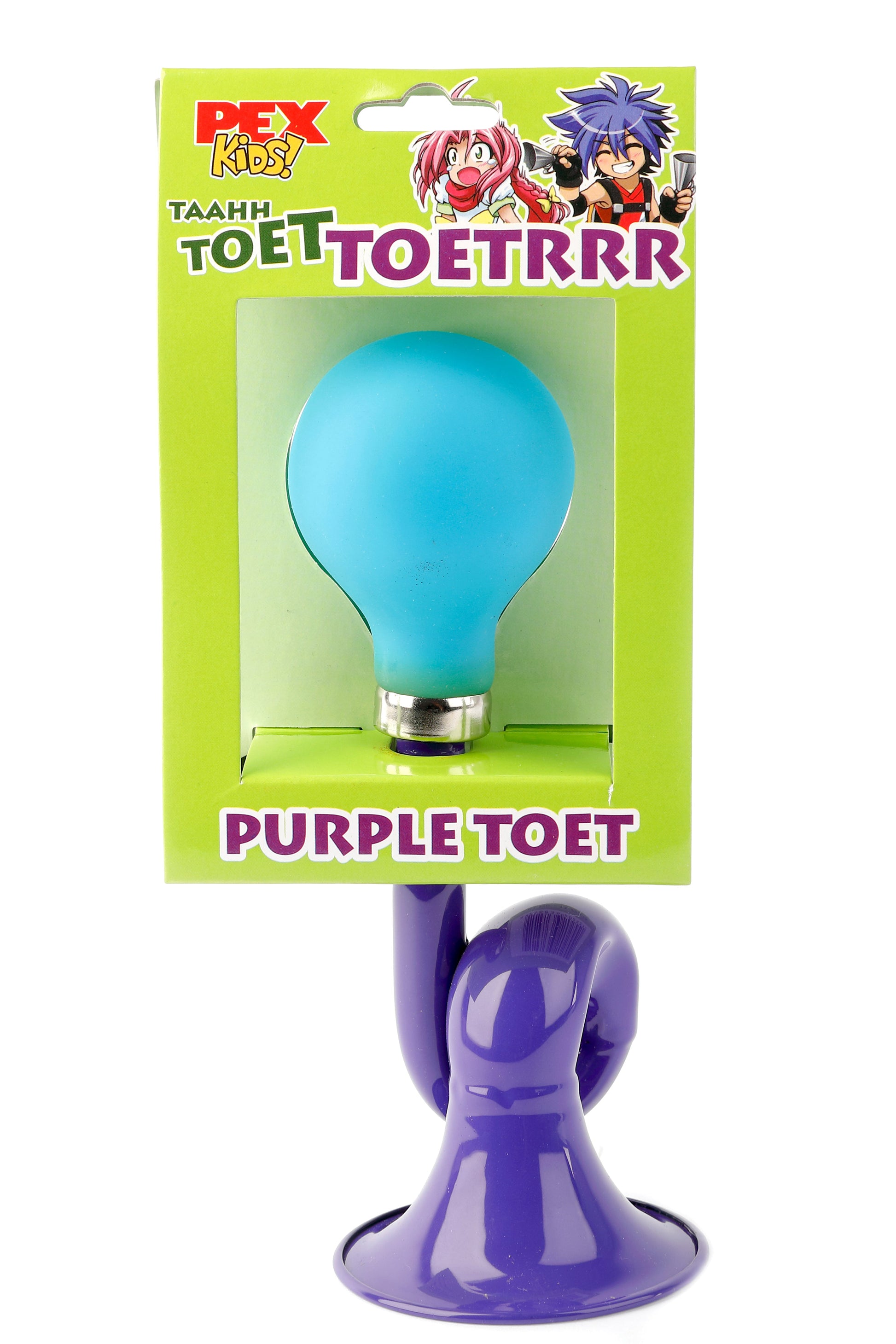 Buzaglo pexkids violet toot post corne acier boule bleue