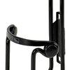 Porte-bidon Brass Schlager m-Wave aluminium noir avec capuchons de protection