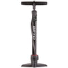Pompe à vélo Beto avec manomètre en acier 11 bar noir