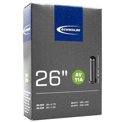 Tube intérieur de Schwalbe av11a 26 pouces 20 25-559 571 40 mm