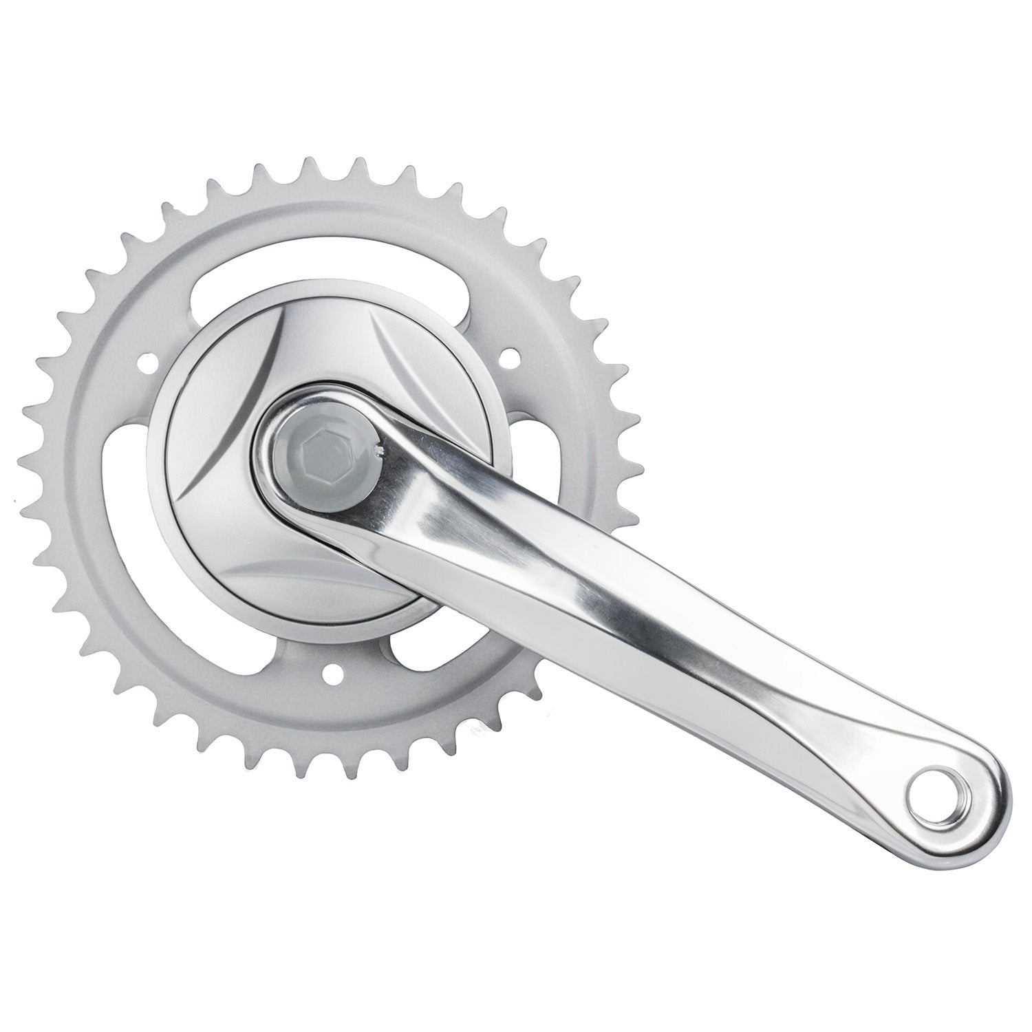Pédalier Chainline CL004 38T 95mm disque 3 32 (ICA) poli