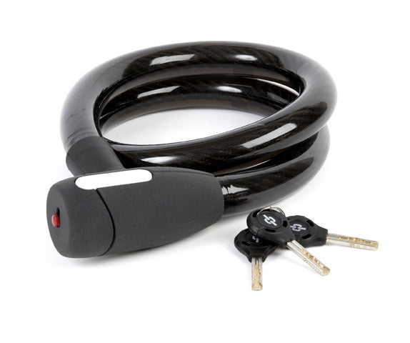 Câble antivol Buzaglo Python Lock 15 mm. x 80 cm. fumée