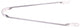 Rod de satlate 26 chaque acier inoxydable