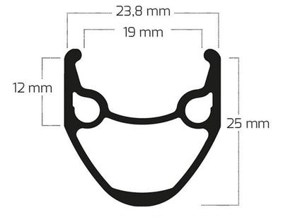 Ryde b.v. jante 28' - 14 x-plorer 28 -622 sam cnc