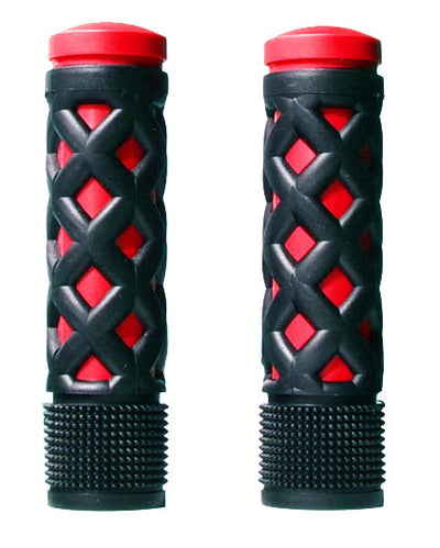 Simson Children's Grips - Universal - Red Black - Adjustable - Grip Shift