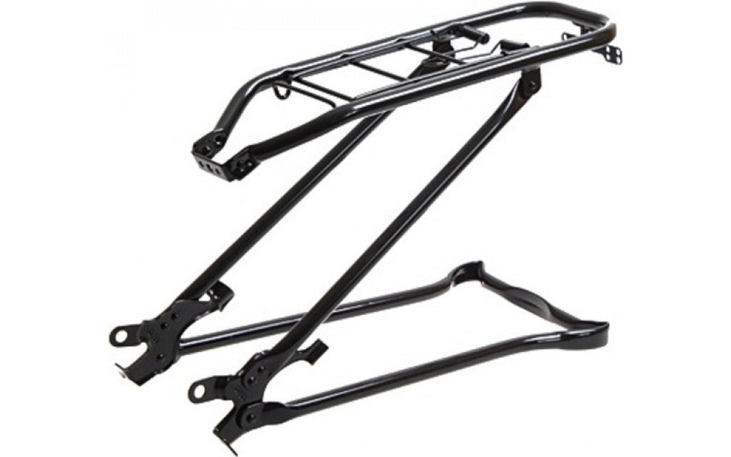 Porte-bagages arrière Steco noir mat avec support 28-11 2 tour