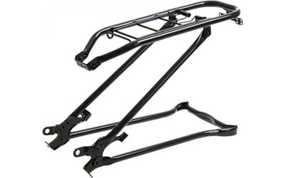 Porte-bagages arrière Steco noir mat avec support 28-11 2 tour