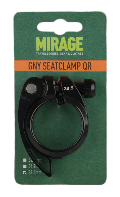 Pince de stylo de siège Mirage avec libération rapide 38,5 mm noir