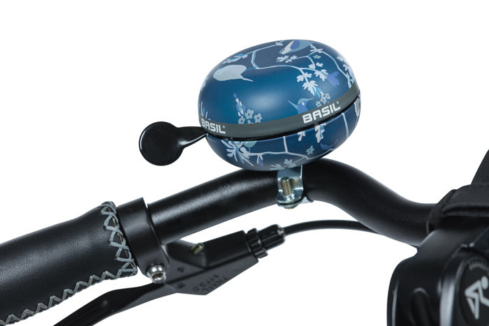 Basil Wanderlust - sonnette de vélo - sonnette de vélo - bleu indigo