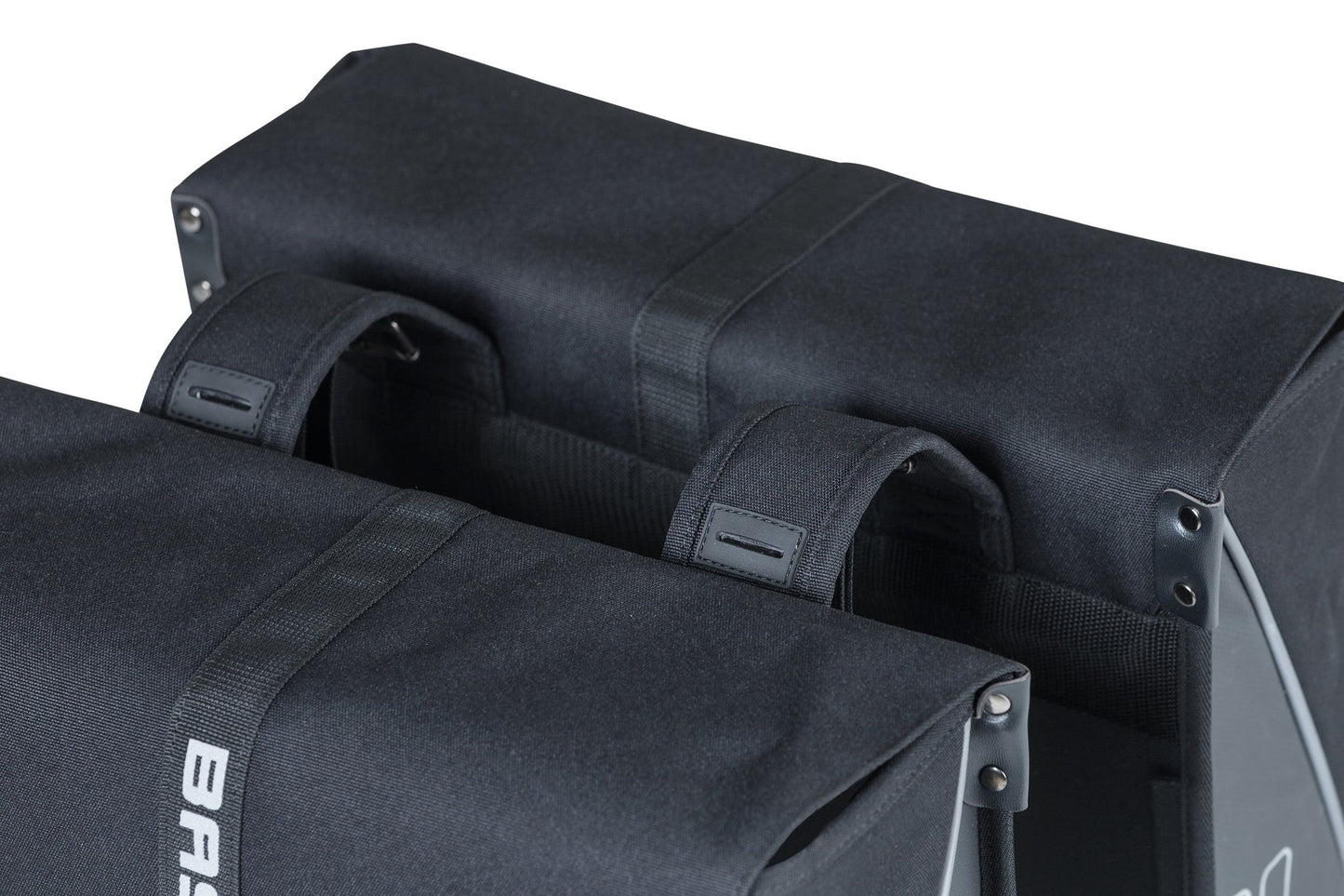 Basil Forte sacoche double pour vélo, noir noir, imperméable, 35L