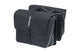 Sac à vélo à double vélo de basilic, eau-35L, noir.