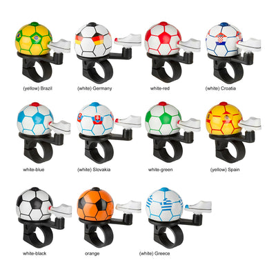 Messingschlager m-wave cloche de vélo football - Brésil *