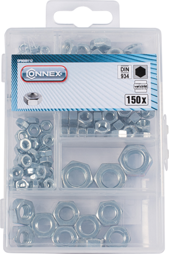 Gamme Connex d'écrous hexagonaux 150 pièces - dp8500112