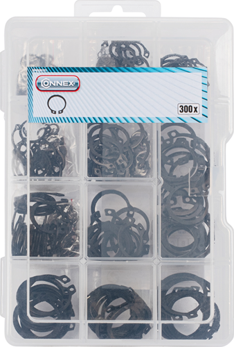 Connex assortiment de circlips 300 pièces - dp8500121